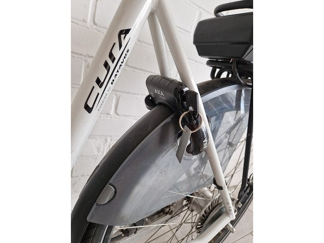 Elektrische fiets, batavus , cura, wit, 2021 - afbeelding 8 van  9