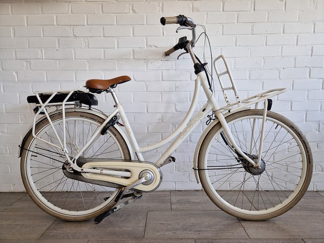 Elektrische fiets, batavus , diva, wit - afbeelding 2 van  6