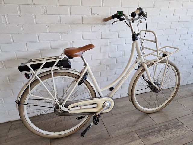 Elektrische fiets, batavus , diva, wit - afbeelding 6 van  6