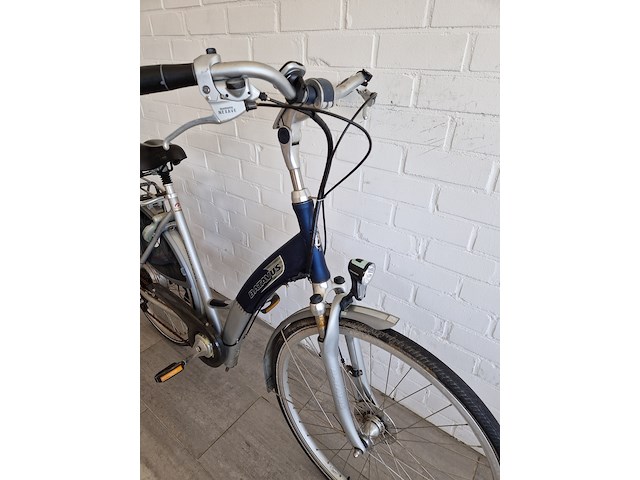 Elektrische fiets, batavus , padova , blauw - afbeelding 5 van  6