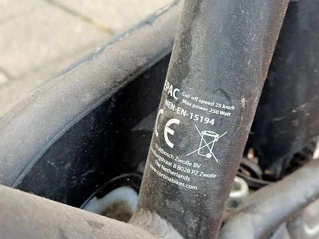 Elektrische fiets, cortina, e-u1 rb 43v dames - afbeelding 2 van  13