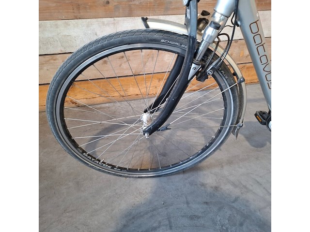Elektrische fiets / e-bike, batavus, stream, grijs / chroom - afbeelding 4 van  29