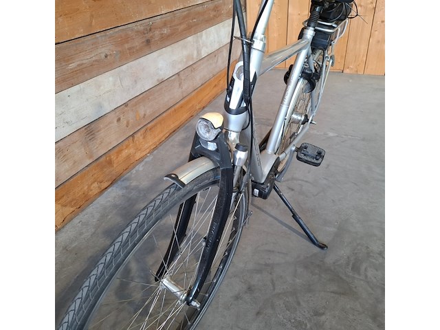 Elektrische fiets / e-bike, batavus, stream, grijs / chroom - afbeelding 5 van  29
