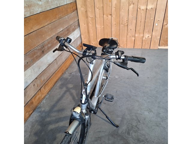 Elektrische fiets / e-bike, batavus, stream, grijs / chroom - afbeelding 6 van  29