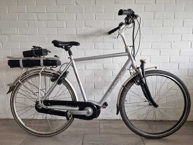 Elektrische fiets / e-bike, batavus, stream, grijs / chroom - afbeelding 1 van  29