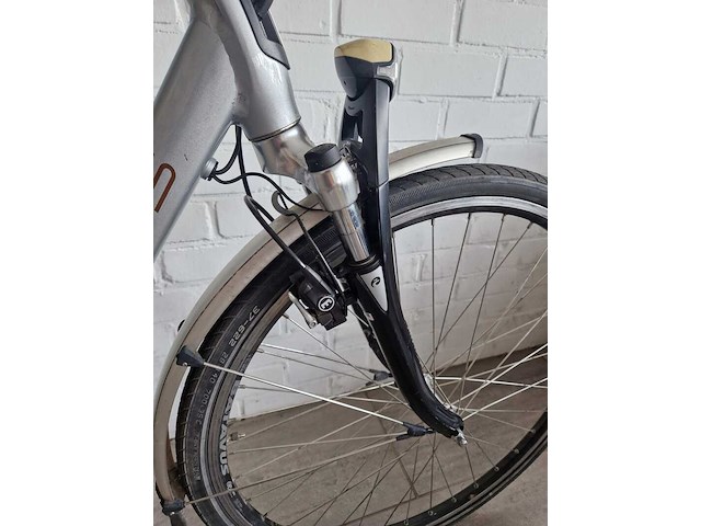 Elektrische fiets / e-bike, batavus, stream, grijs / chroom - afbeelding 13 van  29