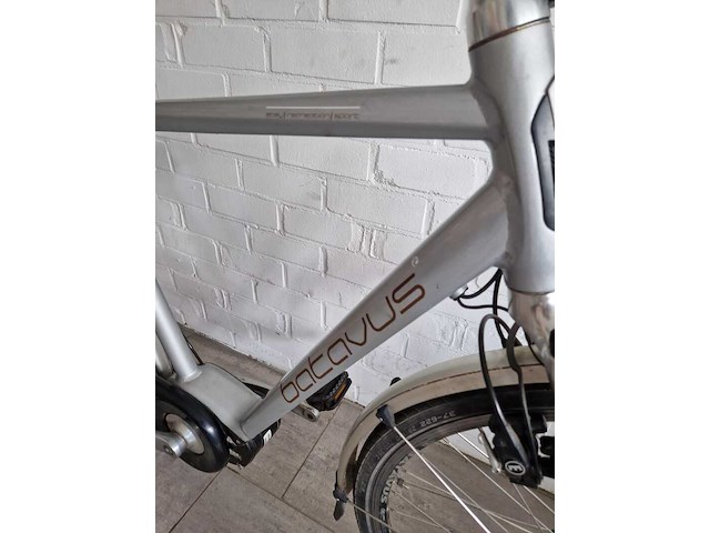 Elektrische fiets / e-bike, batavus, stream, grijs / chroom - afbeelding 15 van  29