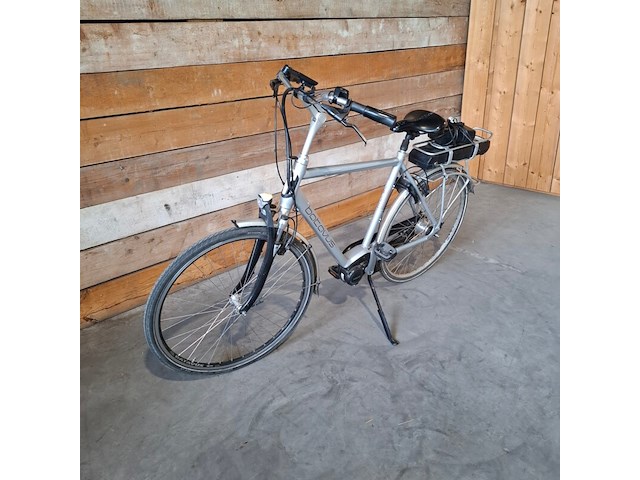 Elektrische fiets / e-bike, batavus, stream, grijs / chroom - afbeelding 23 van  29