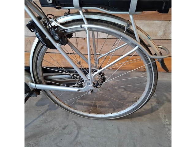 Elektrische fiets / e-bike, batavus, stream, grijs / chroom - afbeelding 27 van  29