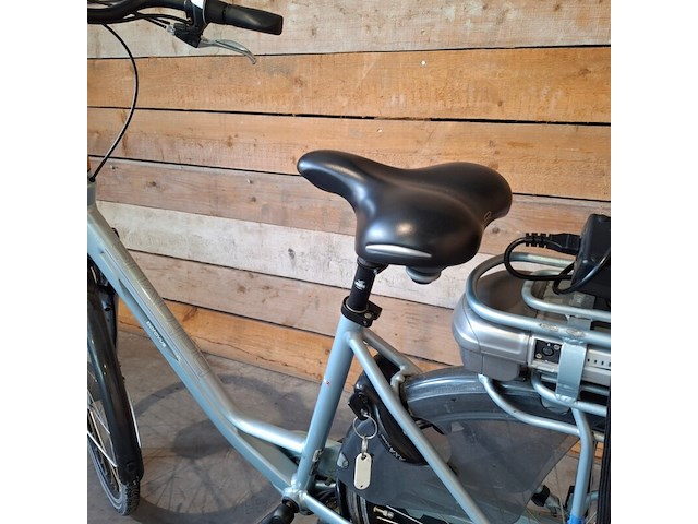 Elektrische fiets / e-bike, batavus, wayz, lichtblauw - afbeelding 3 van  26