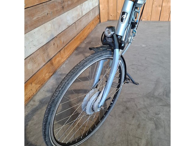 Elektrische fiets / e-bike, batavus, wayz, lichtblauw - afbeelding 6 van  26