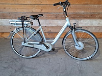 Elektrische fiets / e-bike, batavus, wayz, lichtblauw - afbeelding 14 van  26