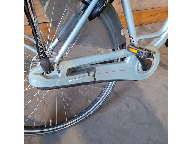 Elektrische fiets / e-bike, batavus, wayz, lichtblauw - afbeelding 15 van  26
