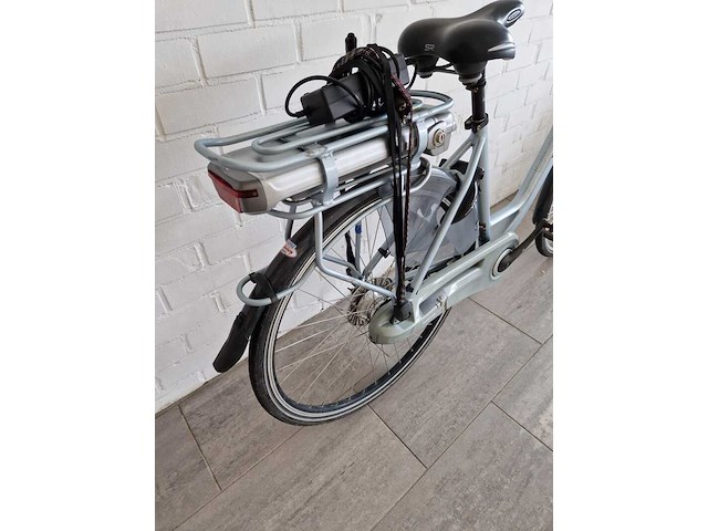 Elektrische fiets / e-bike, batavus, wayz, lichtblauw - afbeelding 19 van  26