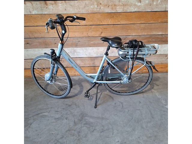 Elektrische fiets / e-bike, batavus, wayz, lichtblauw - afbeelding 12 van  26