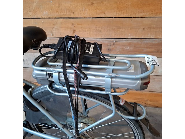 Elektrische fiets / e-bike, batavus, wayz, lichtblauw - afbeelding 24 van  26