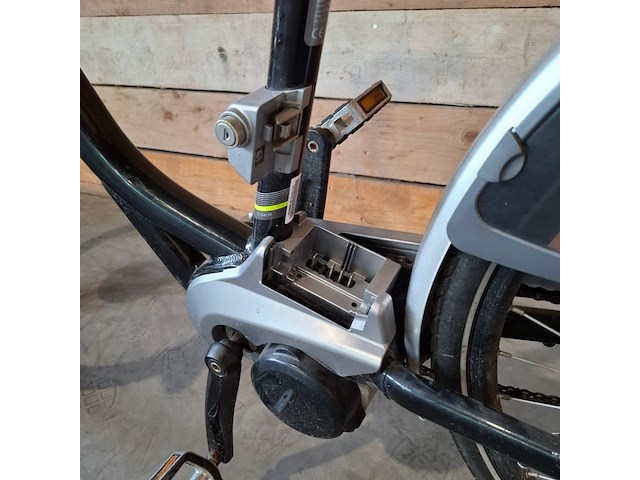 Elektrische fiets / e-bike, flyer, middenmotor, zwart - afbeelding 2 van  27