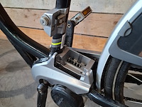 Elektrische fiets / e-bike, flyer, middenmotor, zwart - afbeelding 2 van  27