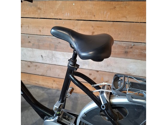 Elektrische fiets / e-bike, flyer, middenmotor, zwart - afbeelding 3 van  27