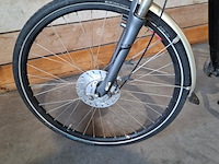 Elektrische fiets / e-bike, flyer, middenmotor, zwart - afbeelding 5 van  27
