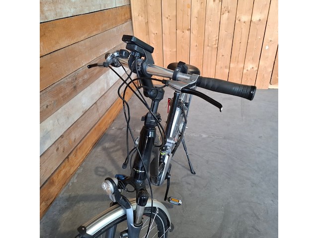 Elektrische fiets / e-bike, flyer, middenmotor, zwart - afbeelding 6 van  27