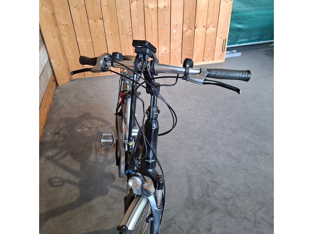 Elektrische fiets / e-bike, flyer, middenmotor, zwart - afbeelding 7 van  27