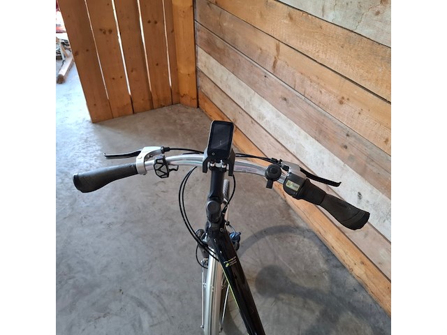 Elektrische fiets / e-bike, flyer, middenmotor, zwart - afbeelding 8 van  27