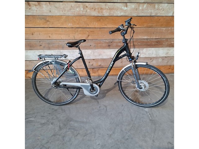 Elektrische fiets / e-bike, flyer, middenmotor, zwart - afbeelding 13 van  27