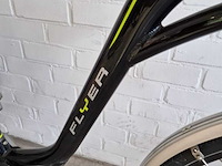 Elektrische fiets / e-bike, flyer, middenmotor, zwart - afbeelding 18 van  27
