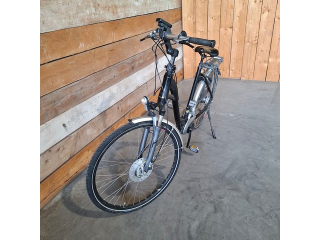 Elektrische fiets / e-bike, flyer, middenmotor, zwart - afbeelding 22 van  27