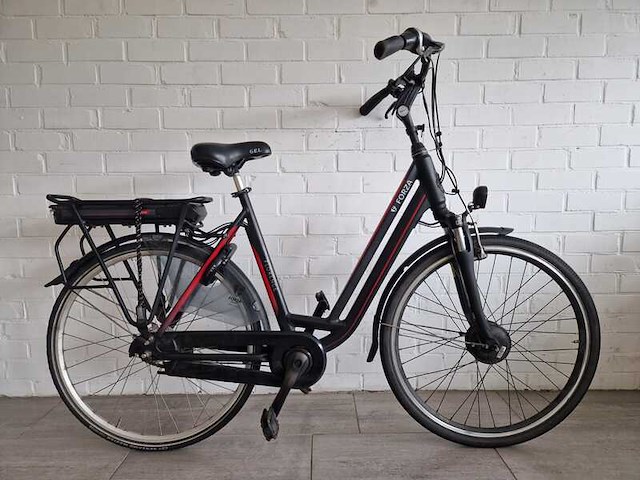 Elektrische fiets / e-bike, forza, florence, zwart - afbeelding 1 van  9