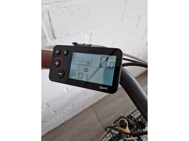 Elektrische fiets / e-bike, qwic, n7.1, donkergrijs / antraciet - afbeelding 3 van  8