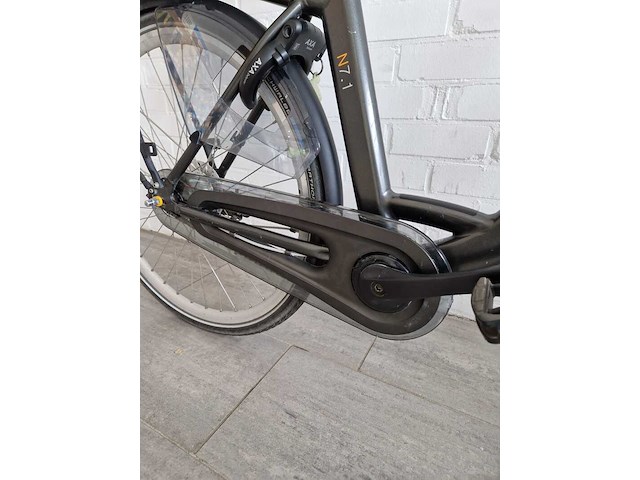 Elektrische fiets / e-bike, qwic, n7.1, donkergrijs / antraciet - afbeelding 5 van  8
