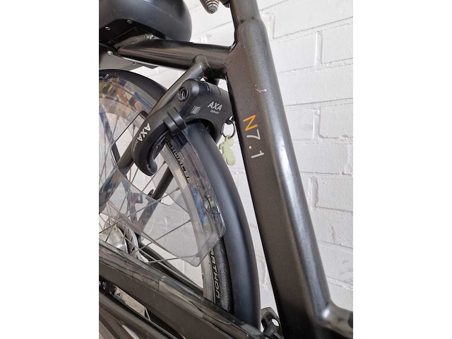 Elektrische fiets / e-bike, qwic, n7.1, donkergrijs / antraciet - afbeelding 6 van  8