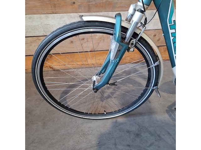 Elektrische fiets / e-bike, trek, t500, wit - afbeelding 3 van  27