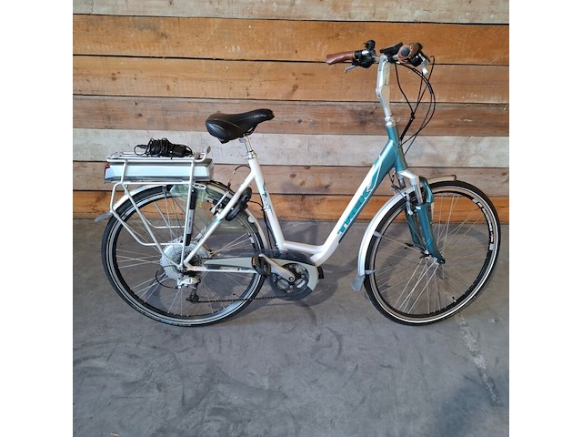 Elektrische fiets / e-bike, trek, t500, wit - afbeelding 10 van  27