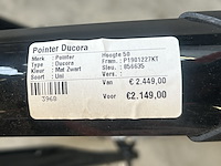 Elektrische fiets hoogte 50 pointer, ducora, mat zwart - afbeelding 6 van  14