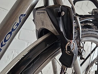 Elektrische fiets, koga, e-tesla, grijs / chroom - afbeelding 2 van  10
