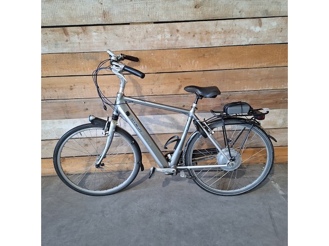 Elektrische fiets, koga, e-tesla, grijs / chroom - afbeelding 1 van  10