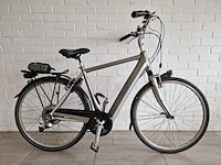 Elektrische fiets, koga, e-tesla, grijs / chroom - afbeelding 3 van  10