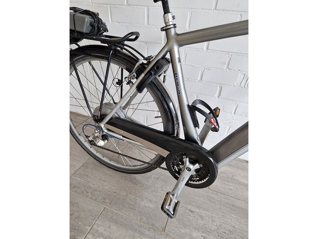 Elektrische fiets, koga, e-tesla, grijs / chroom - afbeelding 6 van  10