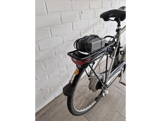 Elektrische fiets, koga, e-tesla, grijs / chroom - afbeelding 7 van  10
