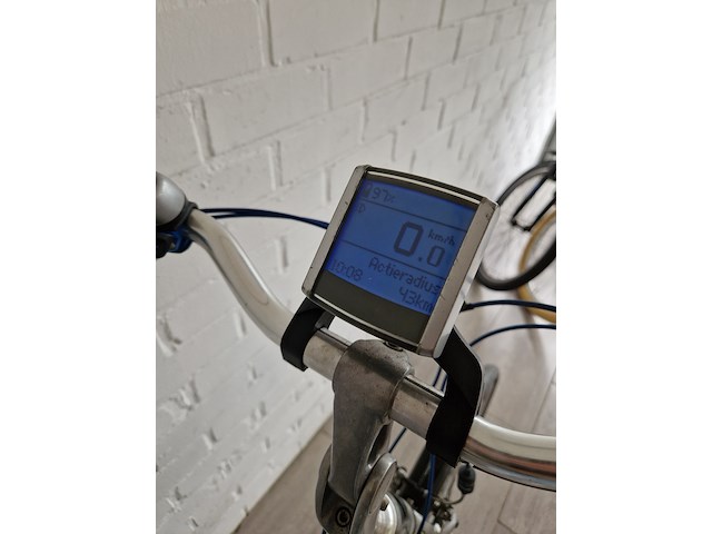 Elektrische fiets, koga, e-tesla, grijs / chroom - afbeelding 9 van  10
