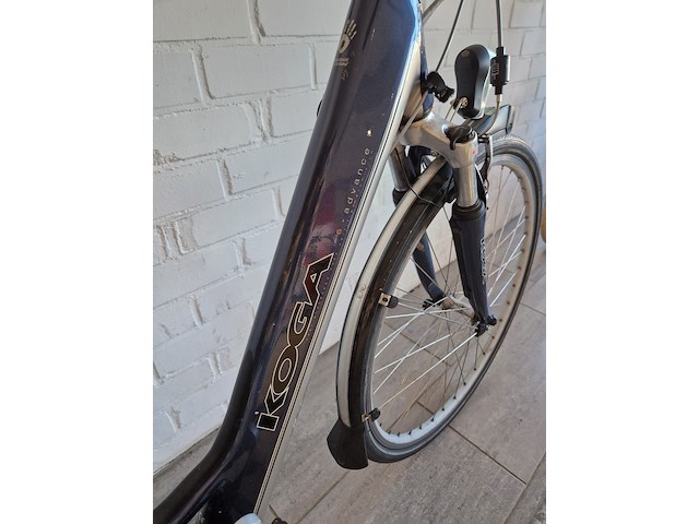 Elektrische fiets, koga, tesla, blauw - afbeelding 4 van  7