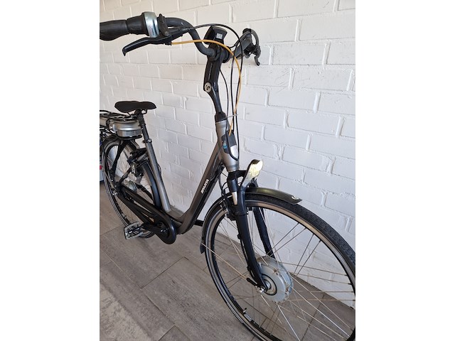 Elektrische fiets, sparta, f8e, grijs / chroom - afbeelding 2 van  6