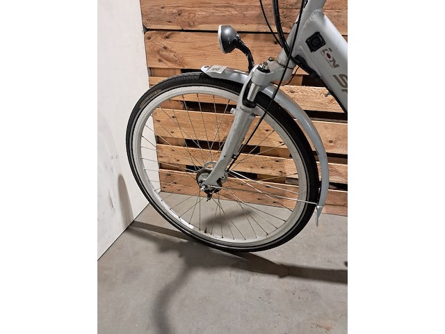 Elektrische fiets, sparta, ion, grijs / chroom - afbeelding 5 van  12
