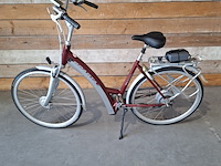 Elektrische fiets, sparta, ion, rood