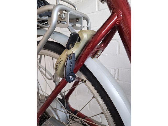 Elektrische fiets, sparta, ion, rood - afbeelding 6 van  8