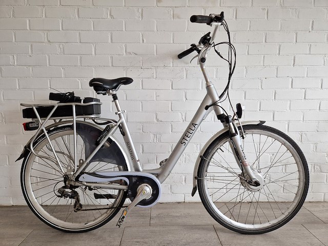 Elektrische fiets, stella, albatros, grijs / chroom - afbeelding 2 van  7