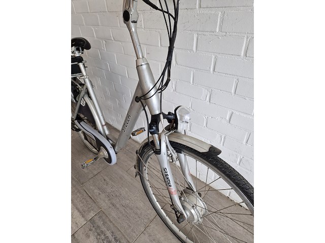 Elektrische fiets, stella, albatros, grijs / chroom - afbeelding 3 van  7